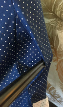 Load image into Gallery viewer, Blue & White Ruffled Housecoat