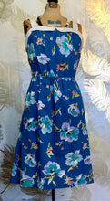 Load image into Gallery viewer, Blue Floral Dash About Sundress