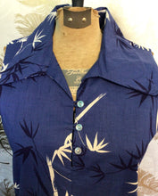 Load image into Gallery viewer, Vintage Blue Hawaii Dress