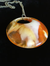 Load image into Gallery viewer, 1970’s Orange & White Lucite Set