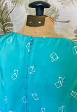 Load image into Gallery viewer, Aqua Leslie Fay 80’s Dress