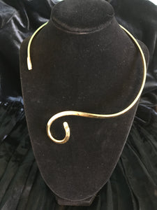 Goldtone Wrap Necklace