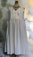 Load image into Gallery viewer, Seersucker Rainbow Dress