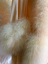 Load image into Gallery viewer, Lucie Ann Marabou Trim Babydoll Robe