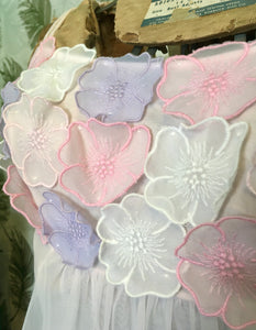 Pastel Floral Chiffon Set