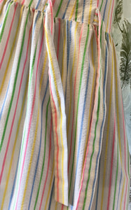 Seersucker Rainbow Dress