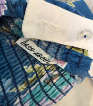 Load image into Gallery viewer, Blue Floral Dash About Sundress
