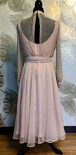 Load image into Gallery viewer, 1940’s Rhinestone Chiffon Party Dress