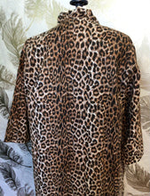 Load image into Gallery viewer, Animal Print Caper Coat