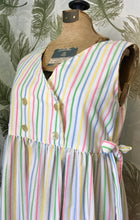 Load image into Gallery viewer, Seersucker Rainbow Dress