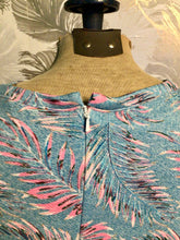 Load image into Gallery viewer, 1970’s Feather Print Dress