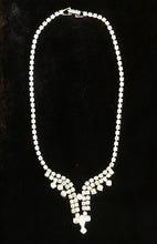 Load image into Gallery viewer, Stylized Clear Rhinestone Necklace