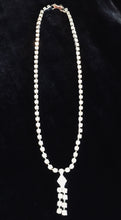 Load image into Gallery viewer, Delicate Dangle Rhinestone Necklace