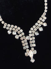 Load image into Gallery viewer, Stylized Clear Rhinestone Necklace
