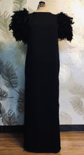 Load image into Gallery viewer, Miss Elliette Feathered Shoulder Dress