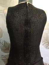 Load image into Gallery viewer, Black Sparkle 1950’s Minidress