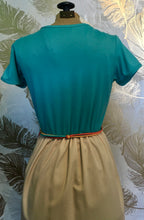 Load image into Gallery viewer, Aqua & Cream Toni Todd Dress
