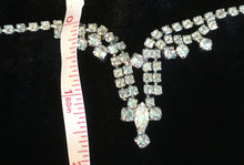 Load image into Gallery viewer, Stylized Clear Rhinestone Necklace