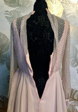 Load image into Gallery viewer, 1940’s Rhinestone Chiffon Party Dress