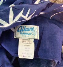 Load image into Gallery viewer, Vintage Blue Hawaii Dress