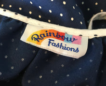 Load image into Gallery viewer, Blue & White Ruffled Housecoat