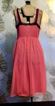 Load image into Gallery viewer, Pink & Black Peignoir Set