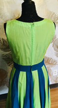 Load image into Gallery viewer, 1960’s Green & Blue Dress