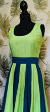 Load image into Gallery viewer, 1960’s Green & Blue Dress
