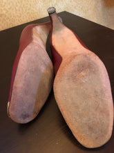 Load image into Gallery viewer, Red Heels with Gold Accents