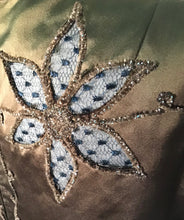 Load image into Gallery viewer, Satin Beaded Sheath Cocktail Dress