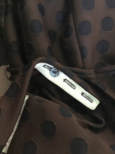 Load image into Gallery viewer, 60’s Brown Polka Dot Swimsuit