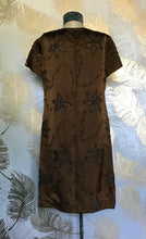 Load image into Gallery viewer, Satin Beaded Sheath Cocktail Dress