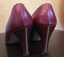 Load image into Gallery viewer, Red Heels with Gold Accents