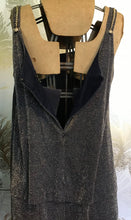 Load image into Gallery viewer, Navy and Gold Huey Waltzer Dress