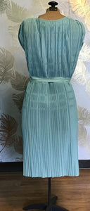 1950’s Sky Blue Pleated Dress