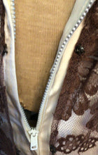 Load image into Gallery viewer, Brown & White Double Layer Dress