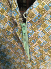 Load image into Gallery viewer, Green Geometric Cotton Dress
