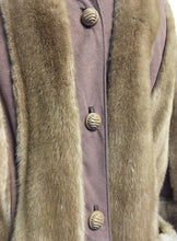 Load image into Gallery viewer, Faux Fur & Suede Coat