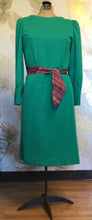 Load image into Gallery viewer, 70’s Green Leslie Fay Dress