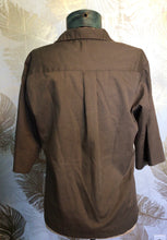 Load image into Gallery viewer, 60’s Glenbrooke Brown Blouse