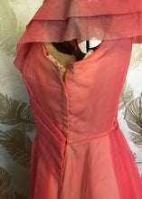 Load image into Gallery viewer, Pink 50’s Floor Length Party Dress