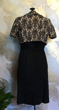 Load image into Gallery viewer, Black & White Wiggle Dress with Jacket