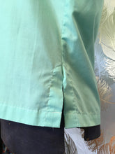 Load image into Gallery viewer, 60’s Turquoise Button Down