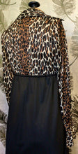 Load image into Gallery viewer, Leopard & Black Dressing Gown