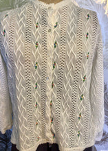 Load image into Gallery viewer, 50’s Floral Accent Cardigan