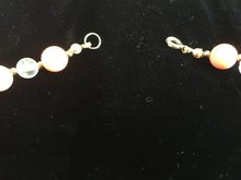 Load image into Gallery viewer, Orange & Clear Bead Necklace