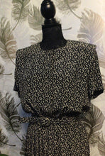 Load image into Gallery viewer, Black & White Leslie Fay Dress
