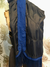 Load image into Gallery viewer, Blue on Blue Fringe Dress