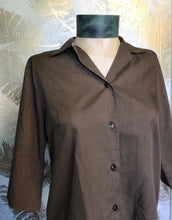 Load image into Gallery viewer, 60’s Glenbrooke Brown Blouse