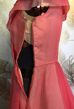 Load image into Gallery viewer, Pink 50’s Floor Length Party Dress